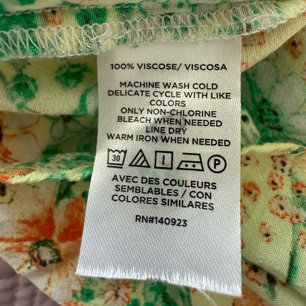 Loft Floral Patchwork Utility Shirt Cottagecore G… - image 6